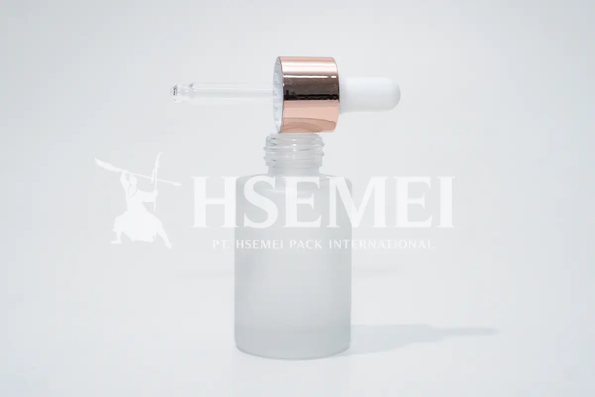 Botol Pipet Kaca Frosted: Proses Kilat dan Hasil Premium 1 botol pipet kaca frosted