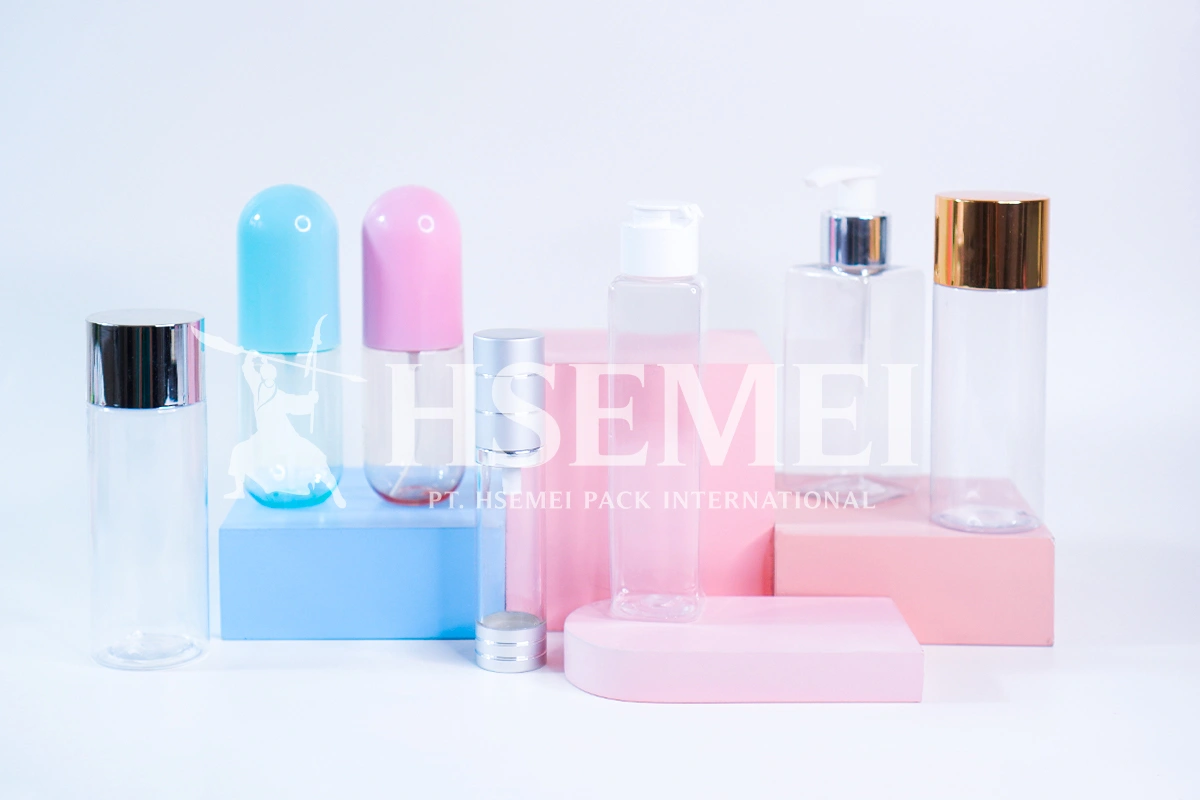 Cetak Botol Skincare Travel: Bebas Desain & Pilih Bahan 1 botol skincare travel