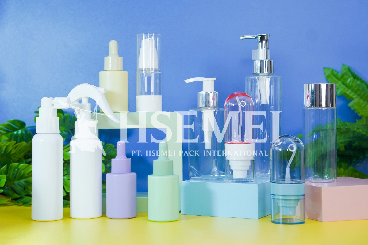 botol produk kecantikan