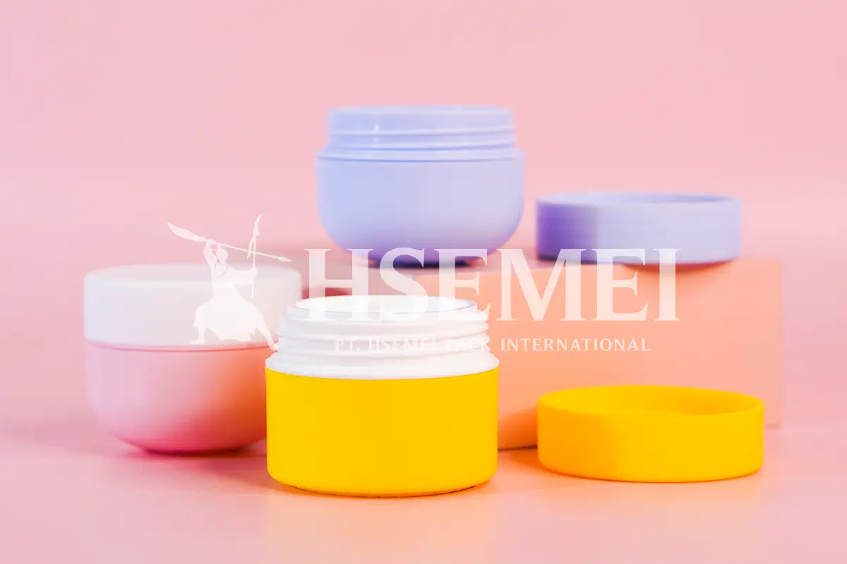 Cetak Botol Jar Kecil Kosmetik, Bebas Pilih Bahan & Desain Kustom 1 botol jar kecil