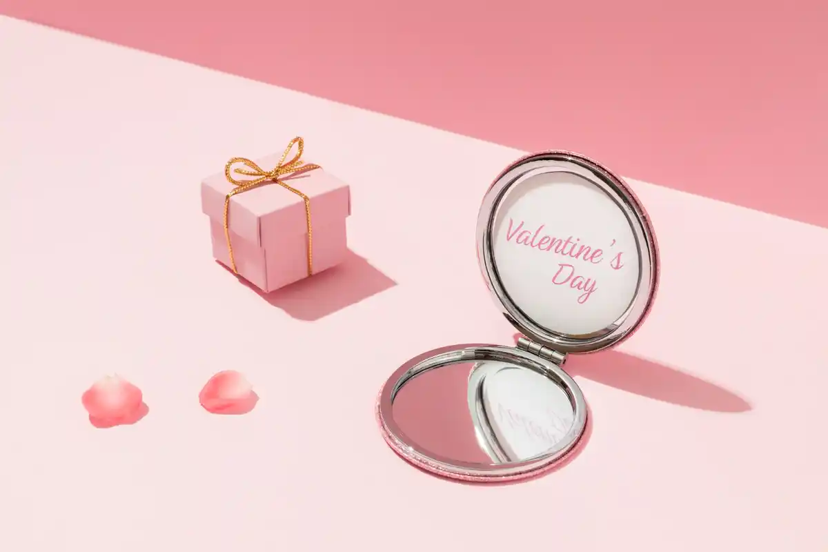 desain kemasan kosmetik tema valentine