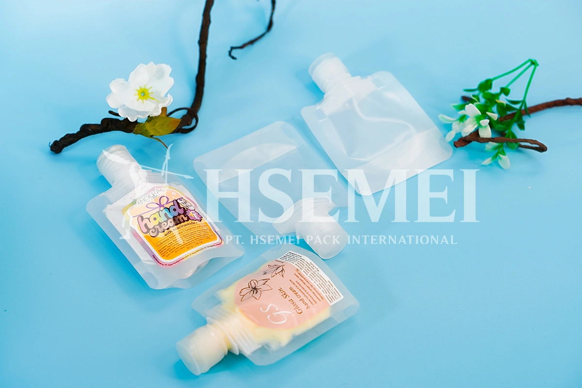 kemasan standing pouch kosmetik