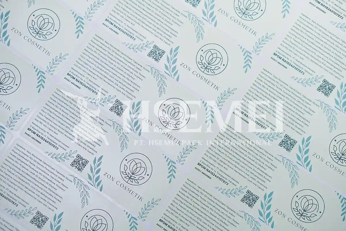 manfaat stiker label pada kemasan