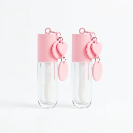 BOTOL DOE FOOT APPLICATOR BENING TRANSPARAN DENGAN CAP WARNA PINK