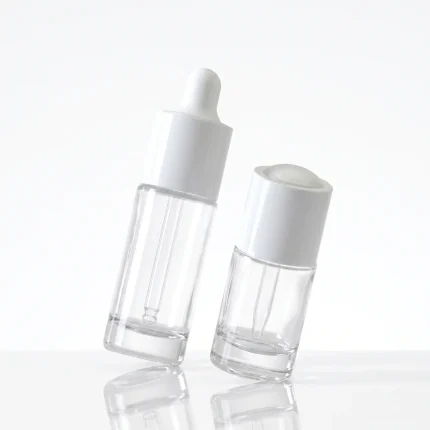 BOTOL DROPPER KOSMETIK BAHAN GLASS (KACA) BENING TRANSPARAN