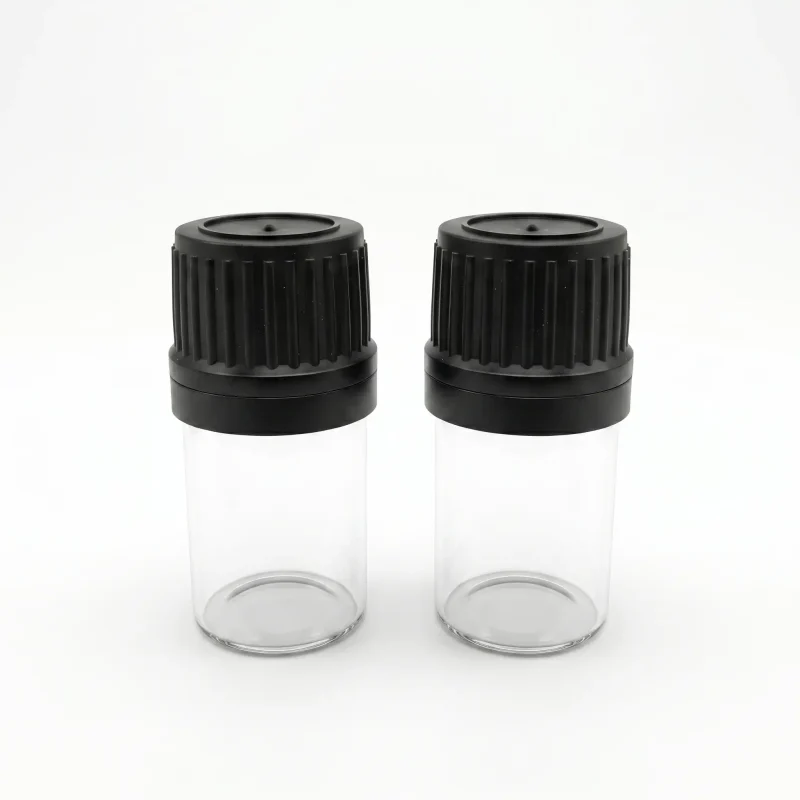 BOTOL ESSENSIAL SERUM BENTUK SILINDER SCREW CAP BAHAN GLASS (KACA)