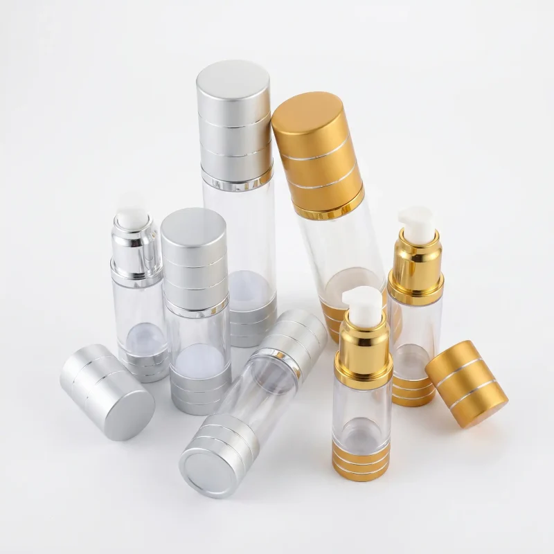 BOTOL KOSMETIK AIRLESS PUMP BAHAN ACRYLIC BENING TRANSPARAN