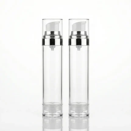 BOTOL KOSMETIK AIRLESS PUMP BAHAN ACRYLIC BENING TRANSPARAN