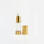 BOTOL KOSMETIK AIRLESS PUMP UKURAN MINI WARNA GOLD