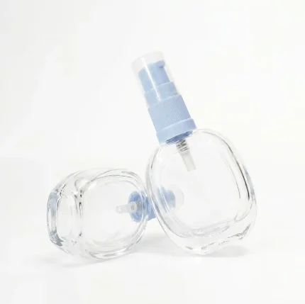 BOTOL KOSMETIK BENING TRANSPARAN BENTUK OVAL