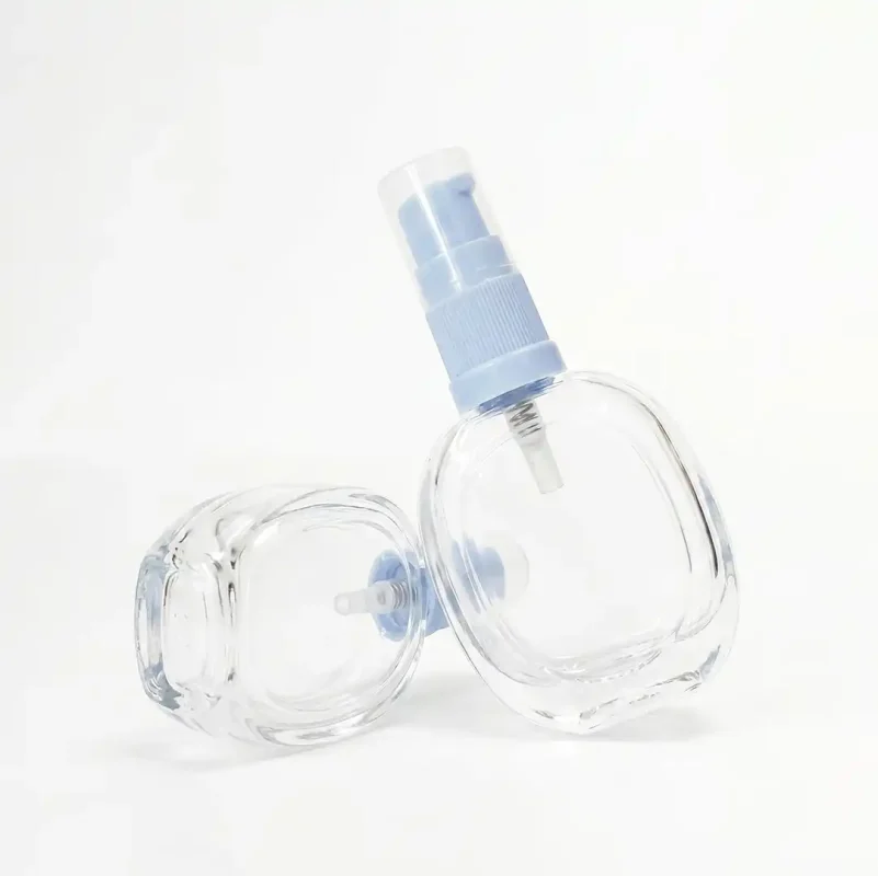 BOTOL KOSMETIK BENING TRANSPARAN BENTUK OVAL