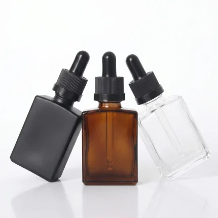 BOTOL KOSMETIK DROPPER BAHAN GLASS (KACA)
