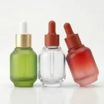 BOTOL KOSMETIK DROPPER BAHAN GLASS (KACA) TRANSPARAN UKURAN 30 mL