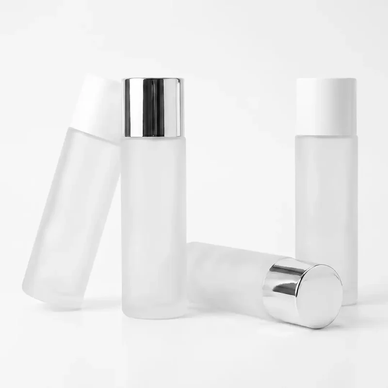 BOTOL KOSMETIK FROSTED BAHAN GLASS (KACA)