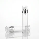 BOTOL KOSMETIK JENIS AIRLESS PUMP BENTUK SILINDER TINGGI