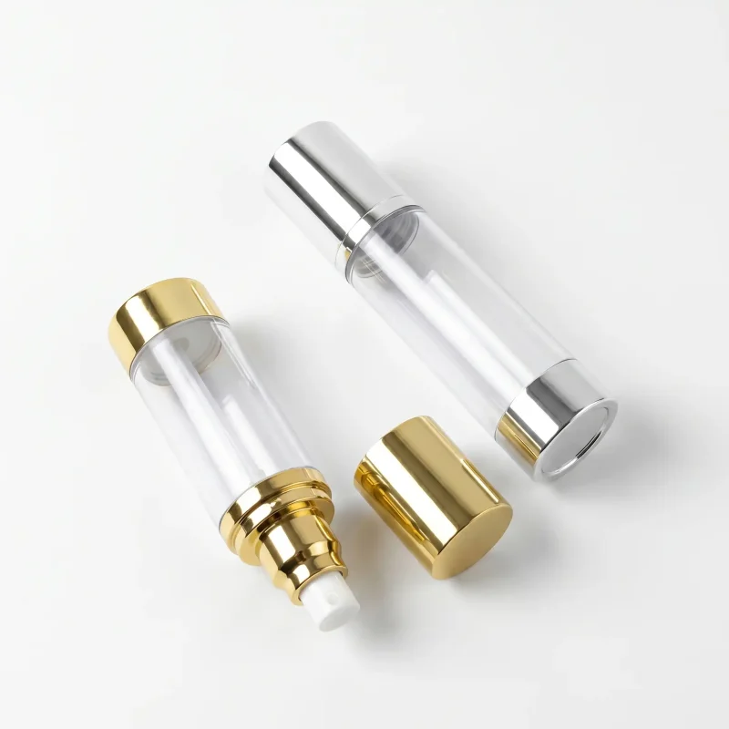 BOTOL KOSMETIK JENIS AIRLESS SPRAY BENTUK SILINDER TINGGI