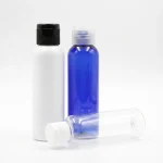 BOTOL KOSMETIK JENIS FLIP TOP WARNA PUTIH, BIRU, & TRANSPARAN