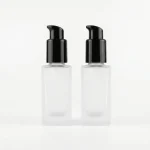 BOTOL KOSMETIK JENIS PUMP BAHAN GLASS (KACA) FROSTED