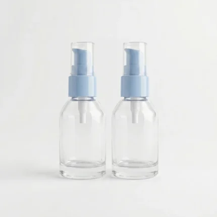 BOTOL KOSMETIK JENIS PUMP BENTUK SILINDER PREMIUM