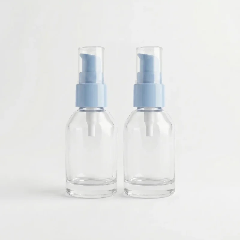 BOTOL KOSMETIK JENIS PUMP BENTUK SILINDER PREMIUM