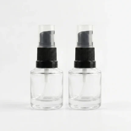 BOTOL KOSMETIK JENIS PUMP MINI BENTUK SILINDER