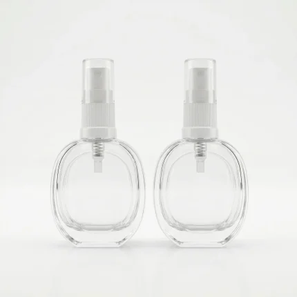 BOTOL KOSMETIK JENIS SPRAY BENTUK OVAL BULAT