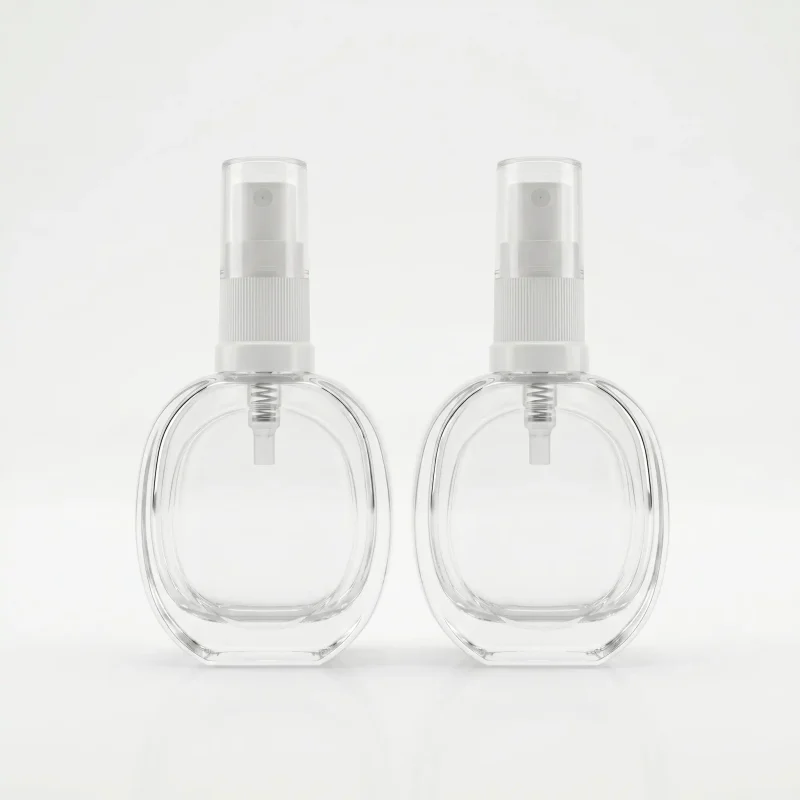 BOTOL KOSMETIK JENIS SPRAY BENTUK OVAL BULAT