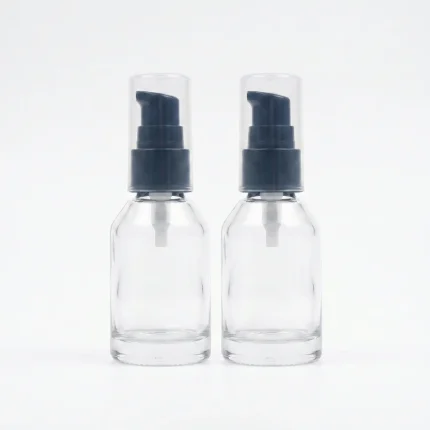 BOTOL KOSMETIK KECIL JENIS PUMP BENTUK SILINDER PREMIUM