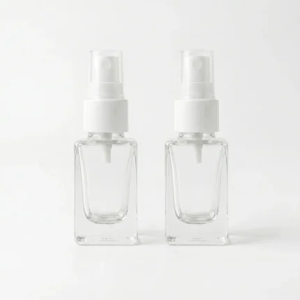 BOTOL KOSMETIK KOTAK MINI BENING TRANSPARAN