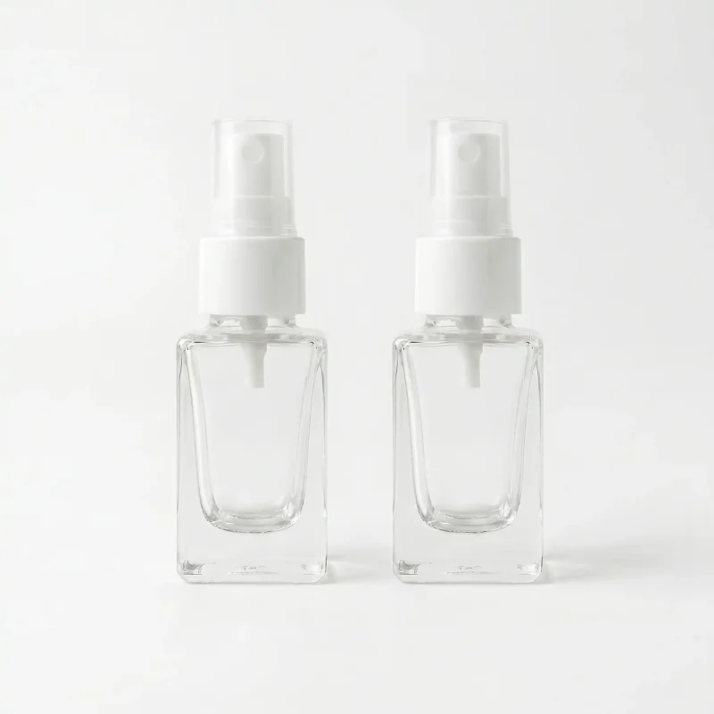 BOTOL KOSMETIK KOTAK MINI BENING TRANSPARAN