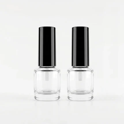 BOTOL KOSMETIK MINI BENTUK SILINDER BAHAN GLASS (KACA) TRANSPARAN