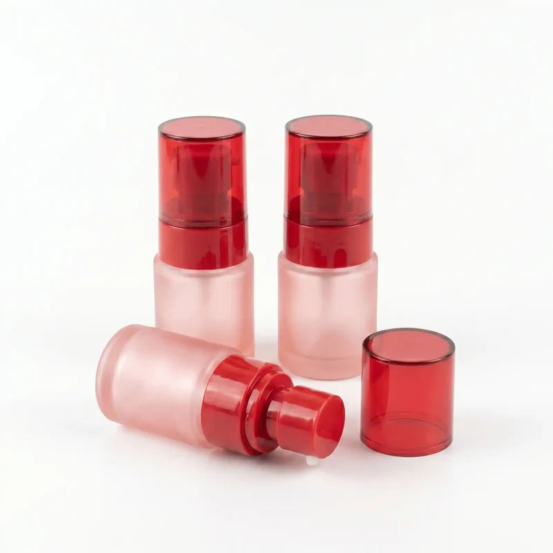 BOTOL KOSMETIK PUMP BAHAN GLASS (KACA)
