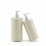 BOTOL KOSMETIK PUMP BENTUK SILINDER BAHAN HDPE