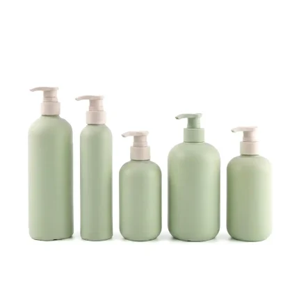 BOTOL KOSMETIK PUMP WARNA HIJAU BAHAN HDPE