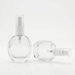 BOTOL KOSMETIK SPRAY BAHAN GLASS (KACA) BENING TRANSPARAN