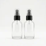 BOTOL KOSMETIK SPRAY BAHAN GLASS (KACA) BENING TRANSPARAN
