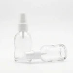 BOTOL KOSMETIK SPRAY BAHAN GLASS (KACA) BENING TRANSPARAN