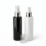 BOTOL KOSMETIK SPRAY UKURAN 60 mL WARNA HITAM & PUTIH