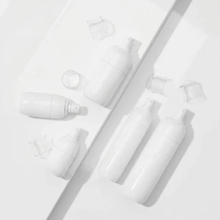 BOTOL KOSMETIK SPRAY WARNA PUTIH SOLID