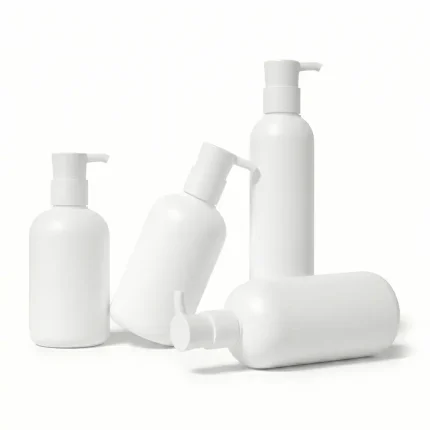 BOTOL KOSMETUK PUMP SILINDER BAHAN HDPE
