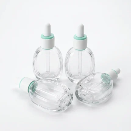 BOTOL OVAL BENING CAP RING PUTIH KARET PUTIH