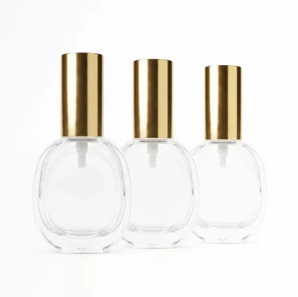 BOTOL OVAL SPRAY KOSMETIK BAHAN GLASS (KACA)