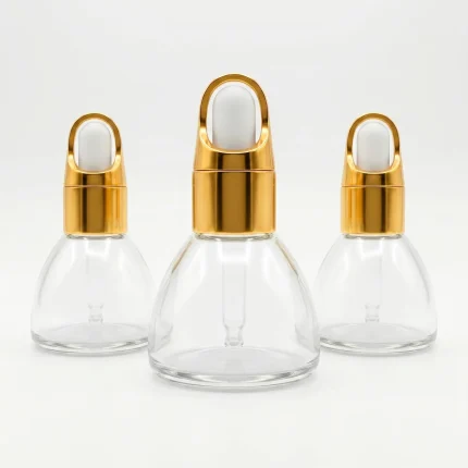 BOTOL PAGODA RING KERANJANG GOLD KARET PUTIH