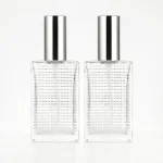 BOTOL PARFUM BENTUK KOTAK PREMIUM MOTIF BINTIK UKURAN 50 mL