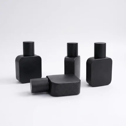 BOTOL PARFUM SPRAY WARNA HITAM DOFF