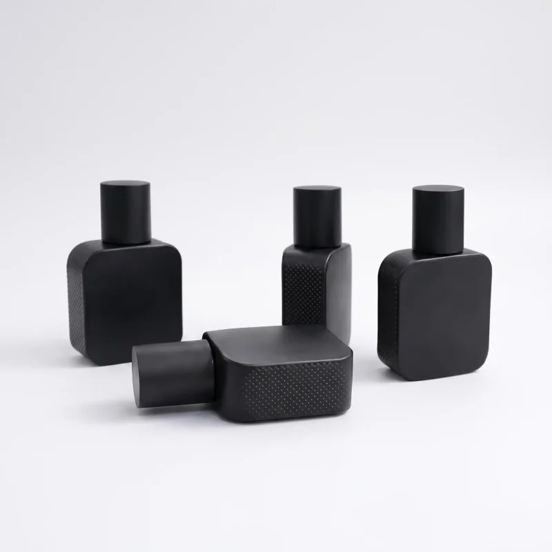 BOTOL PARFUM SPRAY WARNA HITAM DOFF