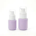 BOTOL PUMP KOSMETIK WARNA UNGU BULAT