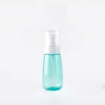 BOTOL SANCE ROUND SET SPRAY WARNA BIRU TRANSPARAN