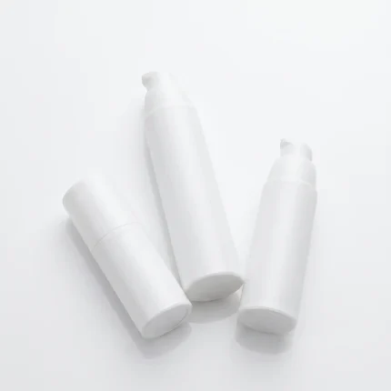 KEMASAN KOSMETIK JENIS AIRLESS PUMP BENTUK SILINDER TINGGI RAMPING