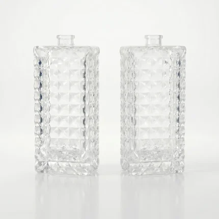 BOTOL PARFUM BERLIAN KOTAK TRANS VARIAN WARNA BENING TRANSPARAN